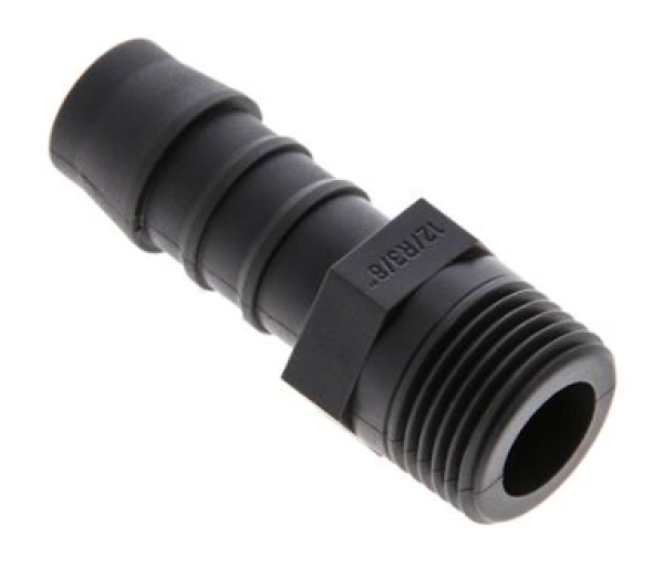 Gewindetülle Polyamid R 3/8"- 12 mm